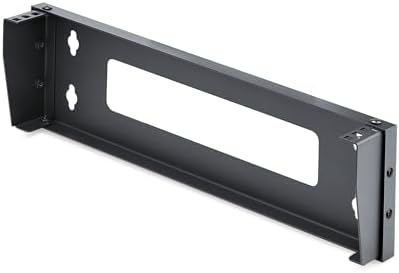 StarTech 1U Vertical Wall-Mount Bracket, 19in, 121lb (RK119WALLV-N) by StarTech