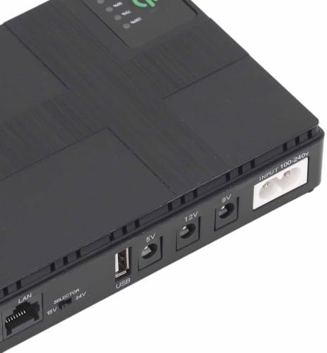 Uninterruptible Power Supply 10400mAh UPS Battery Backup, 5V 9V 12V 2A POE 15V 24V 1A Output Power Supply for Router, Modem, Security Camera (US Plug) - Image 6