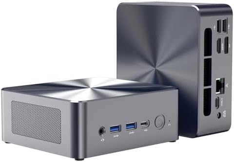 BREN7A Mini PC, i5-12450H 8C/12T Up to 4.4GHz,16GB RAM 512GB SSD,Triple 4K Display,2.5G Ethernet WiFi 6 BT 5.2, for Remote Work/Business/Office/Home Server,Light NAS... by BRENUC