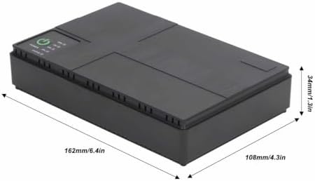 Uninterruptible Power Supply 10400mAh UPS Battery Backup, 5V 9V 12V 2A POE 15V 24V 1A Output Power Supply for Router, Modem, Security Camera (US Plug) - Image 5