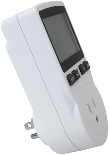 Heating & Cooling Control Outlet with Timer - Smart Plug-in Thermostat Fit for Indoor Climate Devices, 1800W 110V, Dual-Mode Work - Image 6