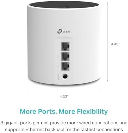 TP-Link Deco X55 AX3000 WiFi 6 Mesh System, Deco X55(2-Pack) - Image 6