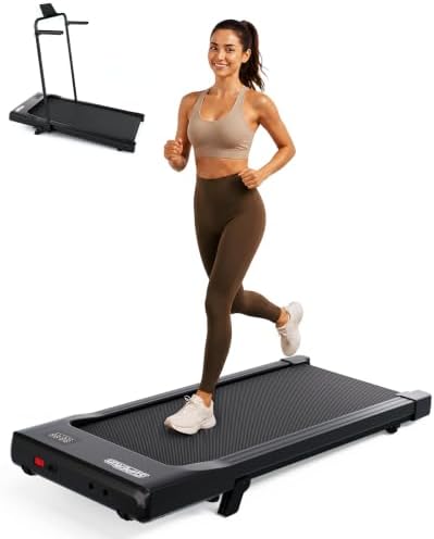 Superun Under Desk Walking Pad with 6% Incline, 3 in 1 Portable Treadmill by SUPERUN