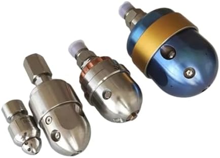 High Pressure 2-6inch 1500bar Water Jet Cleaning Pipeline Inwall Bend Pipe Rotating Cleaning Nozzle Sewer Dredge Spraying Jetter(6 inch) - Image 5