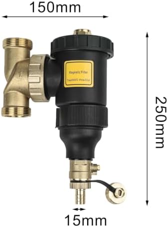 Boiler Magnetic Filter Sludge Separator for HVAC Water Heater, 3/4 In NPT - Image 2