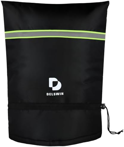 DELSWIN Backflow Preventer Pipe Insulation Cover - 16" W X 20" H Insulated Pouch for Winter Freeze Protection, Waterproof Sprinkler Valve Covers for Outside Irrigation, Well Head, Well Pump, Faucet by DELSWIN