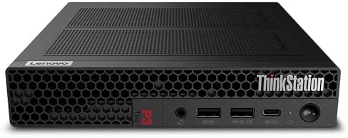Lenovo ThinkStation P3 Tiny Desktop Computer, 14-core Intel Core i5-14500 vPro, 32GB DDR5, 1TB SSD, Display Port + HDMI, WiFi 6, RJ-45, USB-C, Wired Keyboard & Mouse, Windows 11 Pro - Image 3