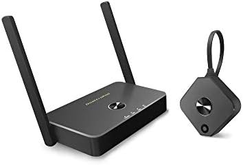 QuattroPod Mini | 5G WiFi Wireless Presentation Facility HDMI Transmitter & Receiver for Streaming 4K from Laptop, PC, Smartphone to HDTV/Projector (1T1R) [2023 OTA Update] by EZCast