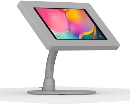 VidaMount Light Grey Enclosure and Portable Flexible Stand [Bundle] Compatible with Samsung Galaxy Tab A 10.1 (2019) by VidaMount