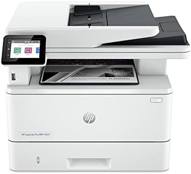 HP LaserJet Pro MFP 4101fdw Wireless Black & White Printer with Fax (Renewed) by Amazon+Renewed