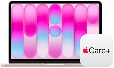 Apple 2026 MacBook Neo 13-inch Laptop with A18 Pro chip: Built for AI and Apple Intelligence, Liquid Retina Display, 8GB Unified Memory, 512GB SSD Storage, Touch ID; Blush with AppleCare+ (3 years) by Apple