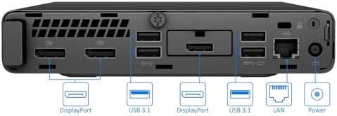 HP EliteDesk 705 G4 Mini Desktop Computer: AMD Quad-Core Ryzen 5 Pro 2400GE up to 3.8GHz, 8GB DDR4 RAM, 256GB SSD, Windows 11 Pro (Renewed) - Image 4