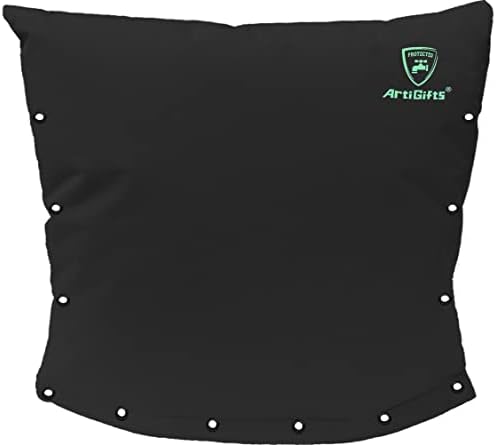 Pro Insulated Pouch - Backflow Insulation Cover for Winter Freeze Protection, Black, 30’’W x 25’’H - Measure Before Purchase by ArtiGifts