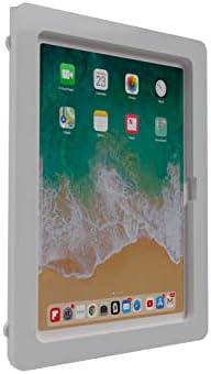 Anti-Theft Acrylic VESA Enclosure for Apple iPad 10 10.9" 2022, iPad 11" 2025 A16 with Free Wall Mount Kit & 90-Degree Angle USB C Charge Cable (White) - Image 2