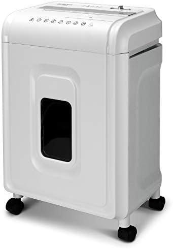 Aurora AU1262XA Anti-Jam 12-Sheet Crosscut Paper and CD/Credit Card Shredder, White/Gray by Aurora