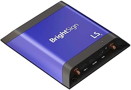 BrightSign LS445 digital signage media player, 4K UHD, HTML5, Ethernet, 64 GB, for commercial displays - Image 2