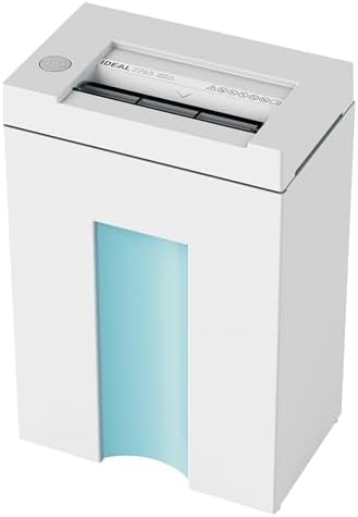 IDEAL 2265 Cross-Cut Deskside Paper Shredder, Made in Germany, Continuous Operation, 5 to 6 Sheet Feed Capacity, 5 Gallon Bin, Shreds Staples/Paper Clips, P-4 Security by IDEALMEDPRO