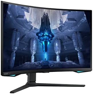 Samsung 32" Odyssey Neo G7 4K UHD 165Hz 1ms G-Sync 1000R Curved Gaming Monitor, Quantum HDR2000, AMD FreeSync Premium Pro, Ultrawide Game View, DisplayPort, HDMI, Height Adjustable Stand, Black - Image 6