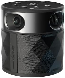 PANOCORE360 All-in-One Meeting Camera - 360° Conference Cam for PC Mac, Speaker & Mic Array, Auto Speaker Focus, 1080P Output, AI Voice Isolation, Local Recording,Compatible with Webex/Zoom/Teams/Meet by Unknown