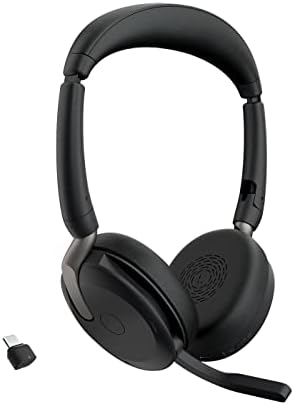 Jabra Evolve2 65 Flex Wireless Stereo Headset with Hybrid ANC, Black by Jabra