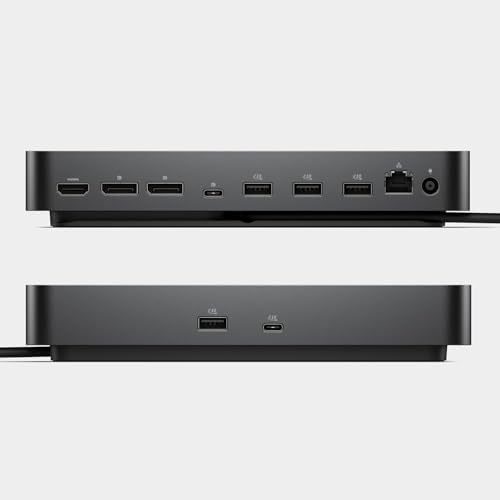 Dell Pro Dock WD25 Universal Docking Station Bundle — USB-C/USB-A Dual Display Dock with 100W Adapter + HDMI Cable + USB-C Cable + DisplayPort Cable + Cleaning Cloth - Image 7