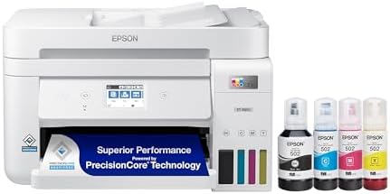 Epson EcoTank ET-4850 Wireless Color All-in-One Supertank Printer - Black by Unknown