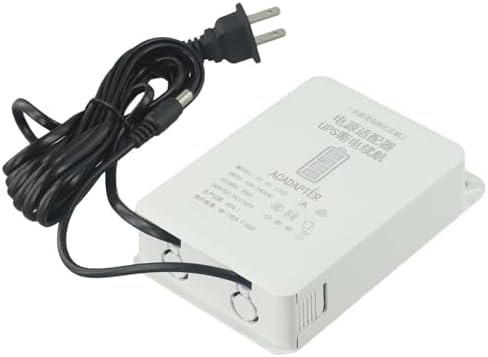 DC 12V-2A Mini UPS Battery Backup Interface with 6000mAh Capacity for WiFi, Router, Modem, and Security Cameras - Uninterruptible Power Supply Adapter for Outdoor Use by Lioaeust