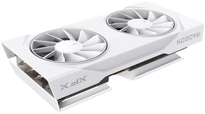 XFX Swift AMD Radeon RX 9060 XT OC White Gaming Edition with 8GB GDDR6 HDMI 2xDP, AMD RDNA 4 RX 9060XT RX-96TSW8GWQ - Image 3