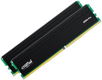Crucial Pro 64GB DDR4 RAM Kit (2x32GB), 3200MHz (or 3000MHz or 2666MHz) Desktop Memory, Compatible with Intel and AMD Ryzen - CP2K32G4DFRA32A - Image 3