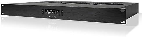 AC Infinity CLOUDPLATE T2, Rack Mount Fan 1U, Top Exhaust Airflow by ACInfinity