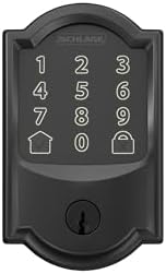 Schlage Encode Smart WiFi Deadbolt Lock with Camelot Trim, Matte Black - Image 4