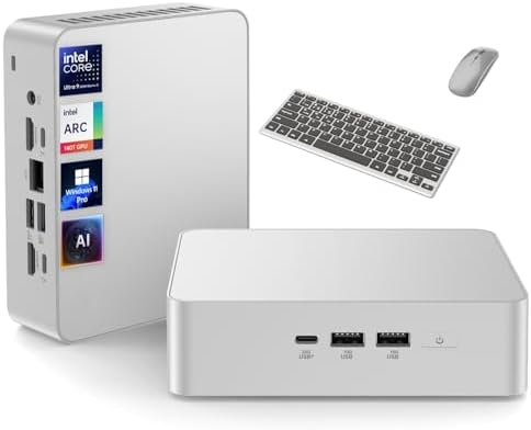 ASUS NUC 15 Pro Plus Mini Computer, Intel Series 2 Core Ultra 9 285H, 32GB DDR5 RAM, 2TB PCIe SSD, Win 11 Pro, Intel Arc 140T GPU, Thunderbolt 4, WiFi 7, BT 5.4 (Renewed) by Amazon+Renewed