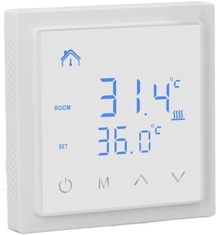 Zopsc Electric Underfloor Heating Thermostat, LED Display, 16A, AC85-250V - Image 5