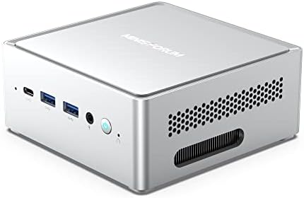MINISFORUM Venus Series NAB6 Mini PC, 12th Gen Core i7-12650H Barebone Vesion Small Compter Without RAM and SSD, 2X HDMI+2X USB-C 4K@60Hz Output, 2X 2.5G RJ45 Port, 4X USB3.2 Small Form Factor by MINISFORUM