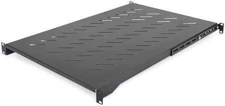 StarTech 1U 4-Post Vented Rack Shelf, 28-34.4in, 150lb (ADJSHELFV-Rack) by StarTech