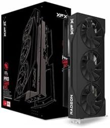 XFX Swift AMD Radeon RX 9060 XT OC Triple Fan Gaming Edition with 16GB GDDR6 HDMI 2xDP, RDNA 4 RX-96TS316B7, Graphics Card, Compatible with Desktop PCs by XFX