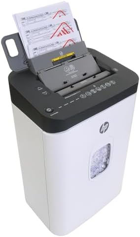 HP - Micro Cut Paper Shredder, 12-Sheet Manual, 150-Sheet Auto Feed - Image 6