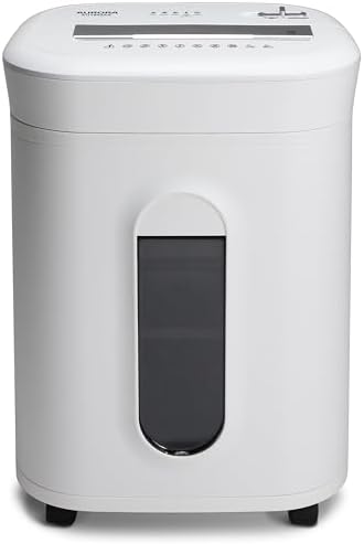 Aurora AU1802XA Anti-Jam 18-Sheet Crosscut Paper and CD/Credit Card Shredder/ 6-Gallon Pullout Basket / 60 Minutes Run Time - Image 6