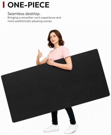 SANODESK 60''x24'' One-Piece Height Adjustable Electric Standing Desk - Image 3