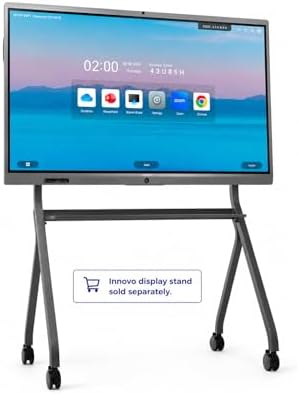 Innovo 65" Smart Interactive Whiteboard - 4K UHD Touch Screen Smart Board with Built-in 48MP AI Camera, Mic & Speakers, Android 14 OS, 8GB RAM & 128GB Storage, 20-Point Multi-Touch - Image 3