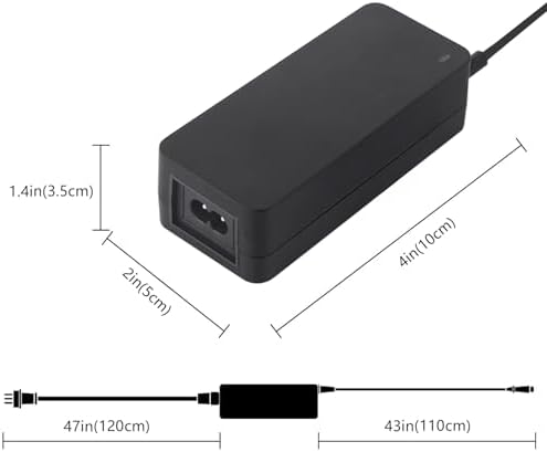 19V Power Cord for ScanSnap iX1300 Compact Wireless or USB Double-Sided Color Document, Photo & Receipt Scanner Adapter P3805A PA03805-B105 PA03805-B001 B005 PA03805-K962 - Image 4