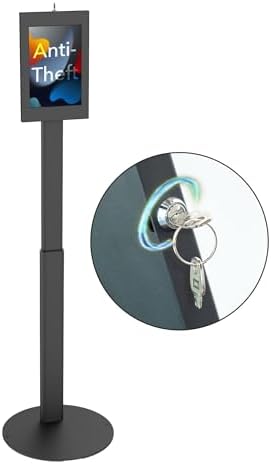Mount-It! Anti-Theft Tablet Floor Stand Kiosk for Samsung Galaxy Tab A & S by Mount-It