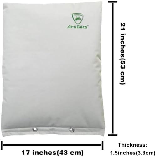 Insulated Pouch - Backflow Preventer Insulation Cover for Winter Freeze Protection, Pale Khaki, 17’’W x 21’’H - Measure Before Purchase - Image 5