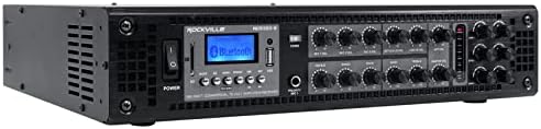 Rockville RCS350-6 350W 70V Commercial Amp with 12 PEN-525T Black Speakers - Image 6