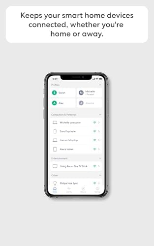 Amazon eero 6+ mesh wifi router - Supports internet plans up to a Gigabit, Coverage up to 1,500 sq. ft., Connect 75+ devices, 1-pack - Image 4
