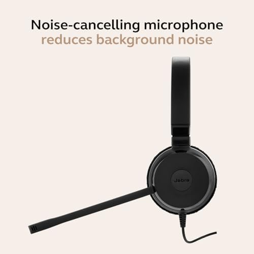 Jabra Evolve 30 II (2025 Edition) Wired Single-Ear Headset with Mic for Work - 3.5mm Jack, USB-A/USB-C Connectivity, with Noise-Cancelling Microphone, Microsoft Teams Certified, Call Control - Black - Image 6