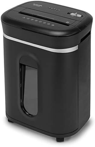 Aurora Anti-Jam 14-Sheet Crosscut Paper/CD and Credit Card Shredder/with 6-Gallon pullout Basket 120 Minutes Continuous Run Time by Aurora