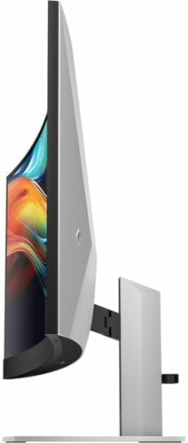 HP 7 Pro 740pm 39.7" 21:9 5K Curved IPS LCD Conferencing Monitor, Silv - Image 4