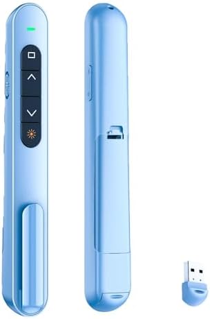 QUI Presentation Clicker with Volume Control, Wireless Presenter Remote by QUI