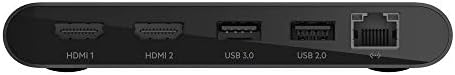 Belkin Thunderbolt 3 Dock Mini HD With Cable - Usb C Hub - Usb C Docking Station For Macos & Windows, Dual 4K @60hz, 40Gbps Transfer Speed, With Ethernet Port, BLACK - Image 2
